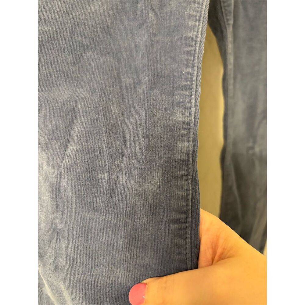 FRAME Women's High Rise Cigarette Corduroy Pants Blue Size 30 - Picture 12 of 12